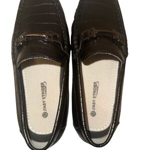 Kids' Black Dress Loafers